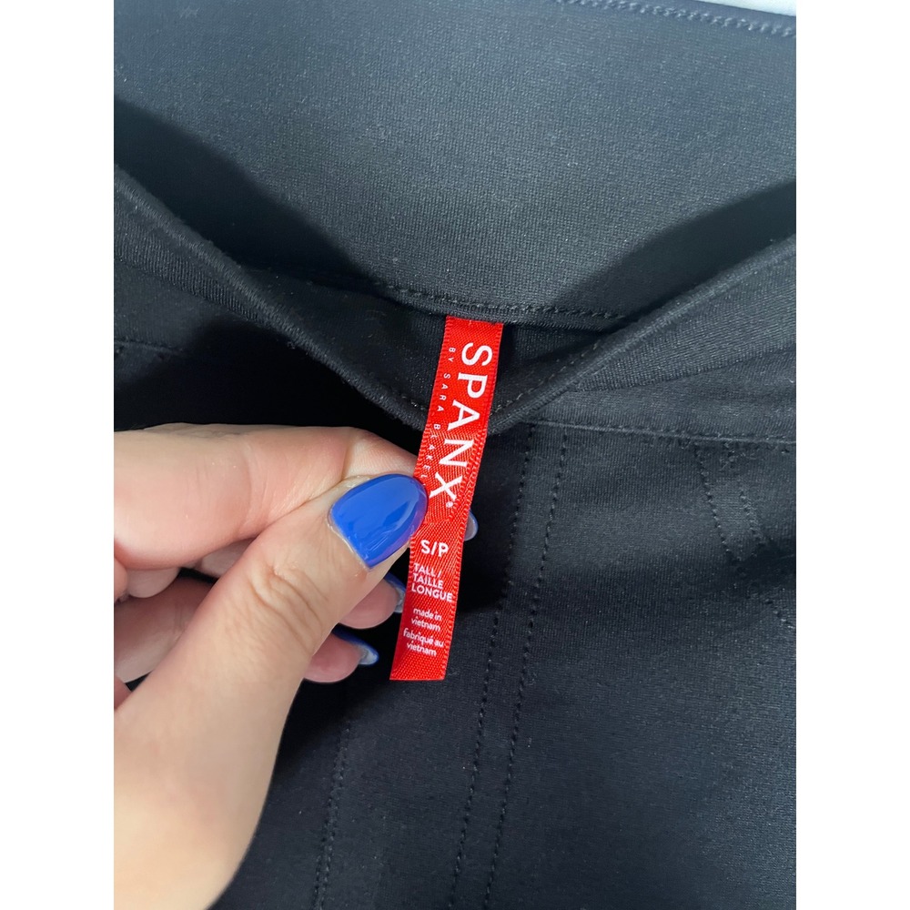 SPANX Black Boot-Cut Flare Pants - Picture 4 of 7
